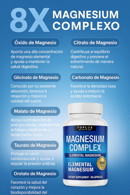 MAGNESIO COMPLEX 8 ELEMENTAL 1000 mg